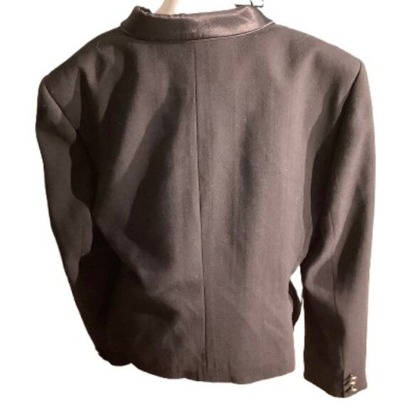Stanley Blacker Wool Blazer Black Women’s 14 — Formal, Double Breasted, Classic - Picture 2 of 8